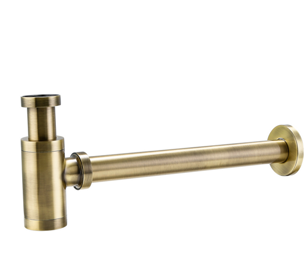 Siphon rund Messing 