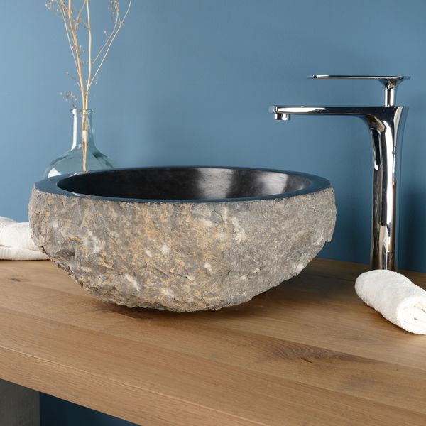 Erosi Andesit Waschbecken 40 cm anthrazit