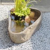 wohnfreuden Naturstein Schale innen poliert ca. 70 cm