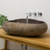 wohnfreuden Naturstein Waschbecken 70 cm