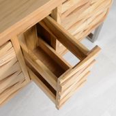 wohnfreuden Waschtisch-Unterschrank MOUNTAIN 120 cm breit aus Teakholz