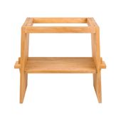 Waschtisch Untergestell Teakholz 80 cm günstig kaufen 4