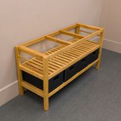 Teakholz Waschtisch-Unterschrank 140 cm günstig kaufen 1