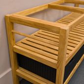 Teakholz Waschtisch-Unterschrank 160 cm günstig kaufen 5