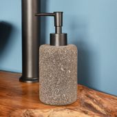Stein Seifenspender Spülmittel schwarz Bad Küche kaufen 2