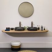 Teakholz Waschtischplatte 180 cm günstig kaufen 2