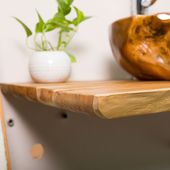 Teakholz Waschtischplatte 140 cm günstig kaufen 5