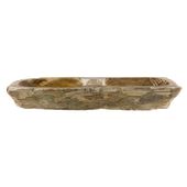 Doppel-Waschbecken 95 cm versteinert fossil Holz kaufen 11