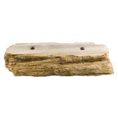 Doppel-Waschbecken 95 cm versteinert fossil Holz kaufen 13