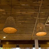 Lampenschirm Hängelampe Deckenlampe Seegras Lampe Wohnfreuden 