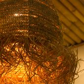 Lampenschirm Hängelampe Deckenlampe Seegras Lampe Wohnfreuden