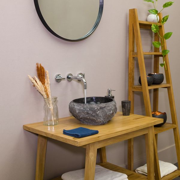Andesit Waschbecken 30 cm grau schwarz kaufen