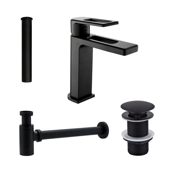 Set Waschtischarmatur Pop-Up Ventil Siphon kaufen