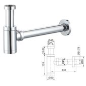 Set Waschtischarmatur Pop-Up Ventil Siphon kaufen 5