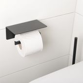wohnfreuden Toilettenpapierhalter schwarz