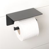 wohnfreuden Toilettenpapierhalter schwarz
