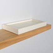 wohnfreuden Terrazzo Tablett cremé 24 x 12 cm
