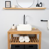 wohnfreuden Terrazzo Tablett cremé 24 x 12 cm