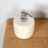 wohnfreuden Terrazzo Seifenspender cremè