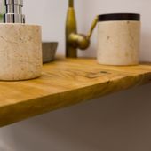 Teakholz Waschtischplatte ab 100 cm günstig kaufen 3