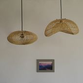 Lampenschirm Hängelampe Deckenlampe Rattan kaufen 3