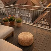 Sitz-Pouf 30 cm rund Hocker Bodenkissen günstig kaufen 5