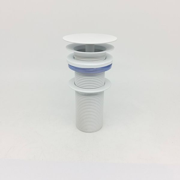 120 mm Waschbecken Pop-Up Ablauf-Ventil matt weiß kaufen