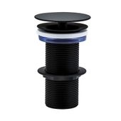Ablaufgarnitur Set Siphon Permanentablauf Ventil schwarz kaufen 2