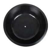 Badewanne aus Terrazzo rund 150 cm schwarz poliert wohnfreuden