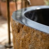 Badewanne aus Naturstein wohnfreuden