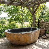 Badewanne aus Naturstein wohnfreuden