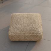 Sitz-Pouf Dadu aus Naturfaser 50 cm eckig natur kaufen 2