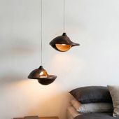 Lampenschirm Koboi aus Bambus dunkelbraun 30 cm wohnfreuden
