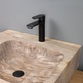 Fossiles Holz Waschbecken 61 x 56 x 15 cm wohnfreuden