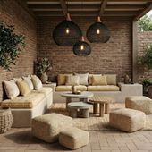 Rattan Lampenschirm Don schwarz wohnfreuden