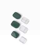 Set Aufbewahrungsdosen blau, Lunchbox Glas, Borosilikat Glasbehälter 4