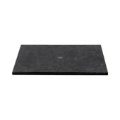 WOHNFREUDEN Marmor Waschtisch Natursteinplatte schwarz poliert 93x56,5x3 cm