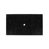 WOHNFREUDEN Marmor Waschtisch Natursteinplatte schwarz poliert 93x56,5x3 cm
