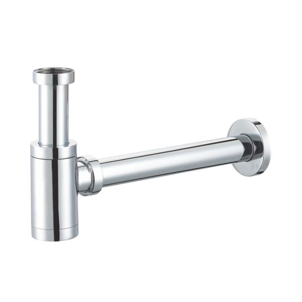 Siphon rund Messing verchromt kaufen