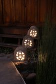 Steinlampe Garten Blumenornament 39 cm günstig kaufen 4