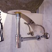 WOHNFREUDEN Waschbecken-Halterung Wandhalterung für Befestigung für die Wand