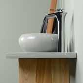 wohnfreuden Sandstein ZEN Waschtischplatte 60 cm