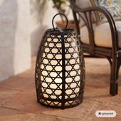 Messing-Lampenschirm schwarz aussen Bodenlampe kaufen 5