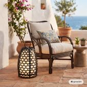 Messing-Lampenschirm schwarz aussen Bodenlampe kaufen 6