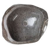 Flussstein Standwaschbecken 45 cm poliert kaufen 7