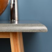 wohnfreuden Naturstein Waschtisch-Platte ZEN 60 cm anthrazit