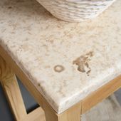 wohnfreuden Marmor Waschtisch-Platte SMINI creme 40x40x3cm