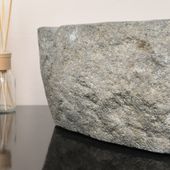 wohnfreuden Naturstein Waschbecken 50 cm