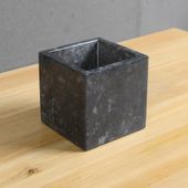 wohnfreuden Marmor Box für Kosmetik schwarz