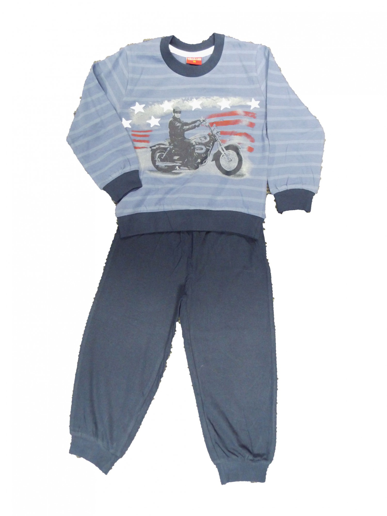 Jungen Kleinkinder Pyjama mit Bündchen, 801 90 442